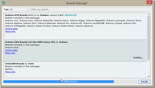 Installation process